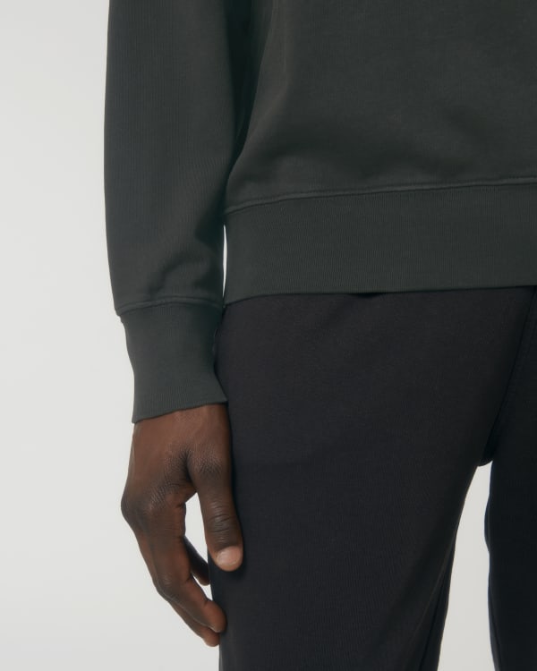 MATCHER VINTAGE - G. DYED BLACK ROCK - SWEATSHIRTS CREWNECK - UNISEX