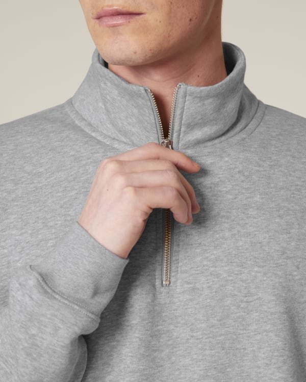 TRUCKER 2.0 - HEATHER GREY - SWEATSHIRTS CREWNECK - UNISEX
