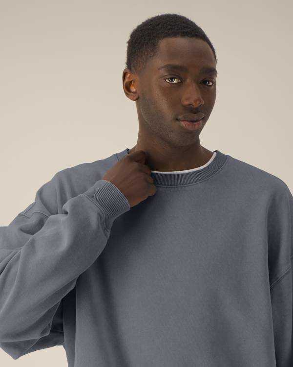 RADDER 2.0 VINTAGE - G. DYED ANTHRACITE - SWEATSHIRTS CREWNECK - UNISEX