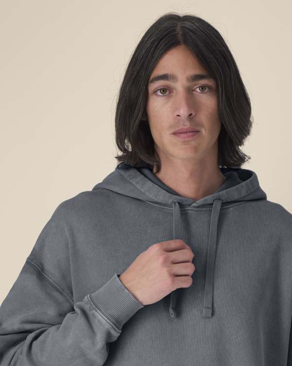 SLAMMER 2.0 VINTAGE - G. DYED ANTHRACITE - SWEATSHIRTS HOODIE - UNISEX