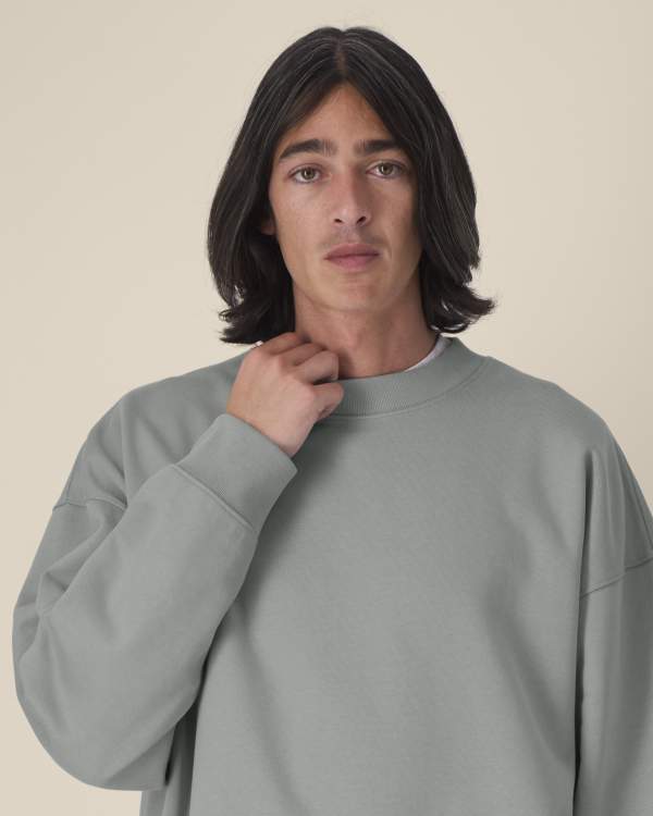 RYLER - MISTY GREY - SWEATSHIRTS CREWNECK - UNISEX