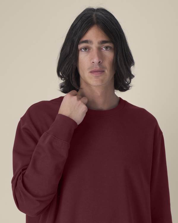 THINKER - BURGUNDY - SWEATSHIRTS CREWNECK - UNISEXE