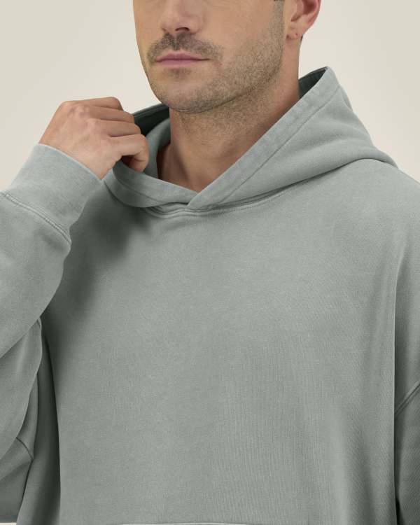 CHASER VINTAGE - G. DYED MISTY GREY - SWEATSHIRTS HOODIE - UNISEX