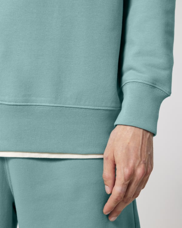 MATCHER - TEAL MONSTERA - SWEATSHIRTS CREWNECK - UNISEX