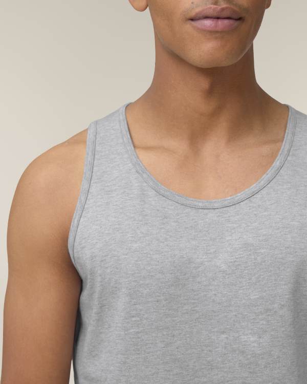 STANLEY STANCER - HEATHER GREY - TEE-SHIRTS TANK - UOMINI