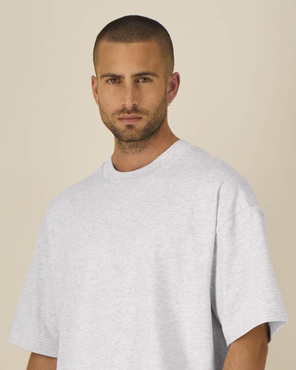 ASHER - COOL HEATHER GREY - TEE-SHIRTS SHORT SLEEVES - UNISEXO