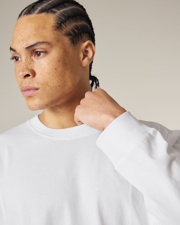 FREESTYLER LONG SLEEVE - WHITE - TEE-SHIRTS LONG SLEEVES - UNISEKS