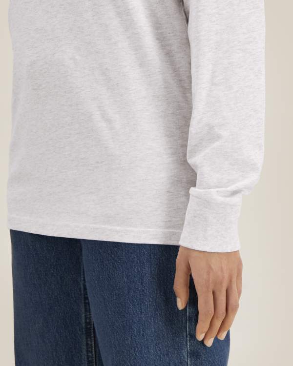 CREATOR 2.0 LONG SLEEVE - COOL HEATHER GREY - TEE-SHIRTS LONG SLEEVES - UNISEX