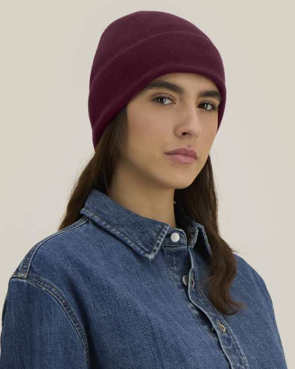 FIELDER - DEEP PLUM - HEADWEAR BEANIE - UNISEKS