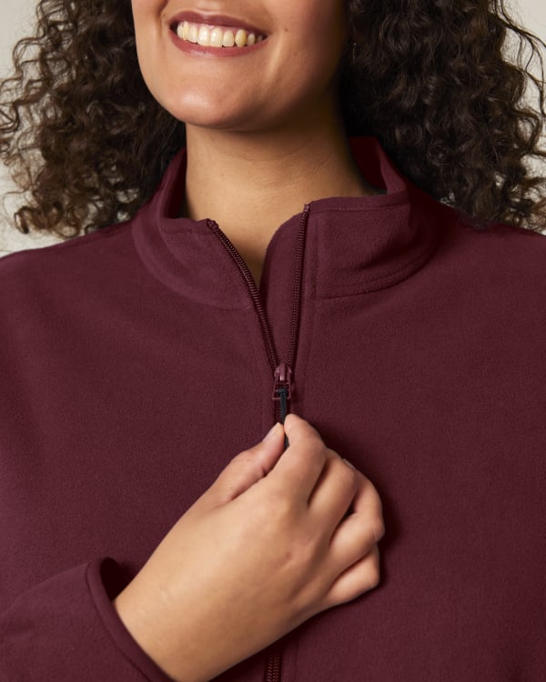 STELLA GUIDER - BURGUNDY - JACKETS FLEECE - WOMEN