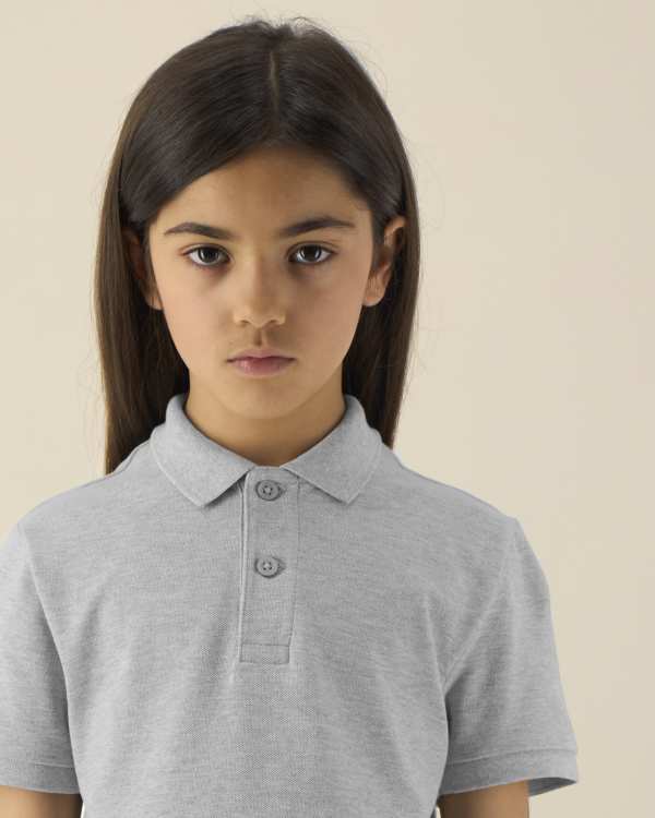 MINI SPRINTER - HEATHER GREY - POLOS SHORT SLEEVES - NIÑOS/NIÑAS