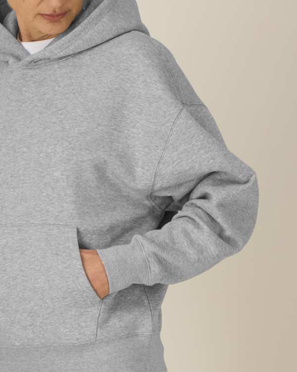 CHASER - HEATHER GREY - SWEATSHIRTS HOODIE - UNISEXO
