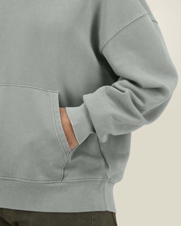CHASER VINTAGE - G. DYED MISTY GREY - SWEATSHIRTS HOODIE - UNISEX