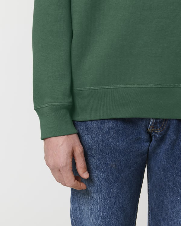 ROLLER - BOTTLE GREEN - SWEATSHIRTS CREWNECK - UNISEX