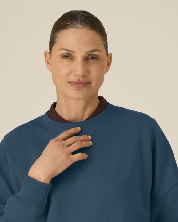 STELLA ALMA - DEEP TEAL - SWEATSHIRTS CREWNECK - VROUWEN