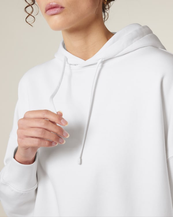 STELLA NORA - WHITE - SWEATSHIRTS HOODIE - WOMEN