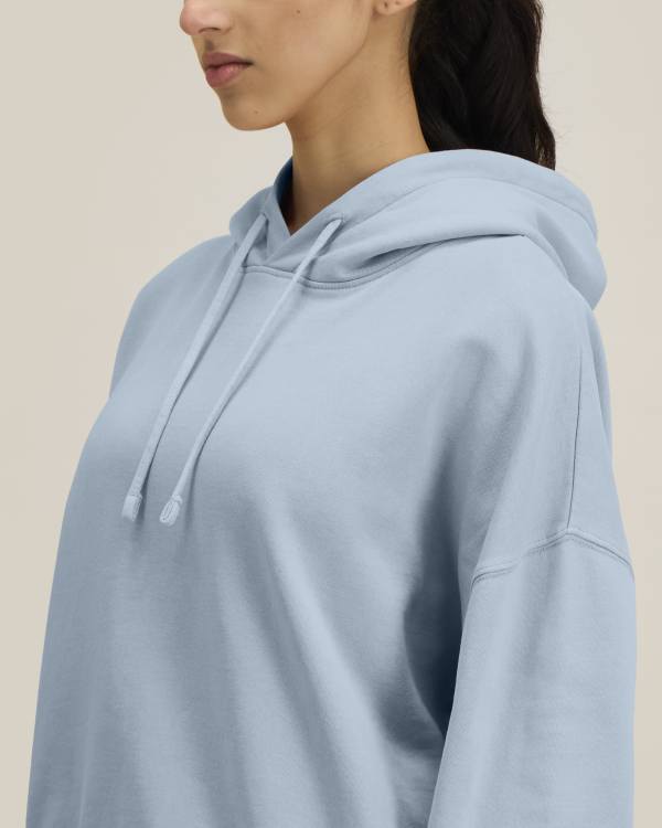 STELLA NORA VINTAGE - G. DYED BLUE STONE - SWEATSHIRTS HOODIE - WOMEN