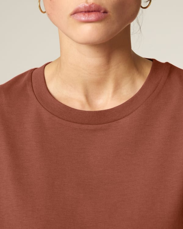 STELLA MUSER - HERITAGE BROWN - TEE-SHIRTS SHORT SLEEVES - WOMEN