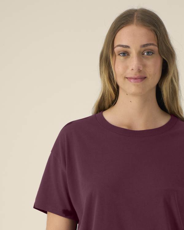 STELLA ETTA - DEEP PLUM - TEE-SHIRTS SHORT SLEEVES - WOMEN