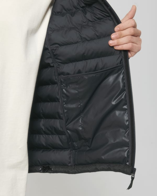 STANLEY VOYAGER WOOL-LIKE - DARK HEATHER GREY - JACKETS LIGHT PADDED - HOMMES