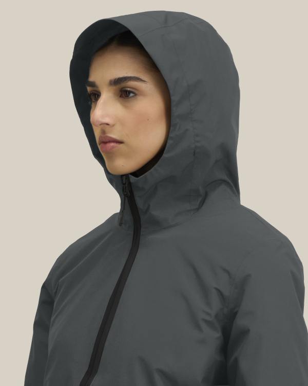 STELLA STORMER - ANTHRACITE - JACKETS WATERPROOF - WOMEN