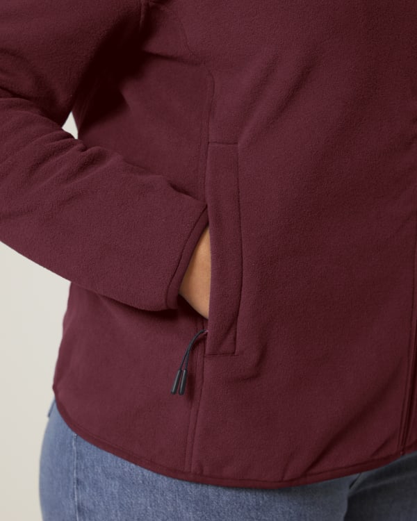 STELLA GUIDER - BURGUNDY - JACKETS FLEECE - WOMEN