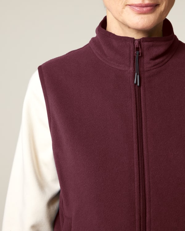 STELLA QUESTER - BURGUNDY - JACKETS FLEECE - FRAUEN