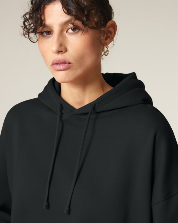 STELLA NORA - BLACK - SWEATSHIRTS HOODIE - WOMEN