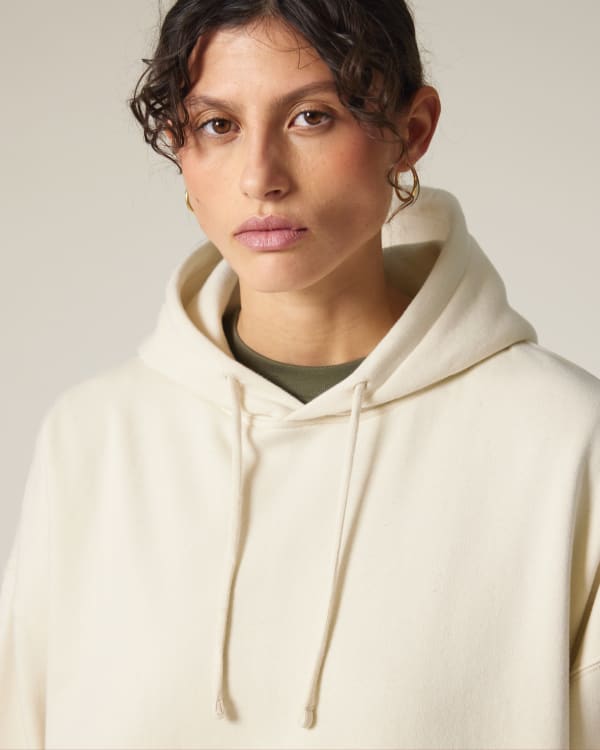 STELLA NORA - NATURAL RAW - SWEATSHIRTS HOODIE - WOMEN