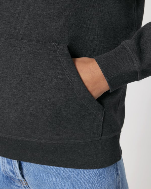 DRUMMER 2.0 - DARK HEATHER GREY - SWEATSHIRTS HOODIE - UNISEX