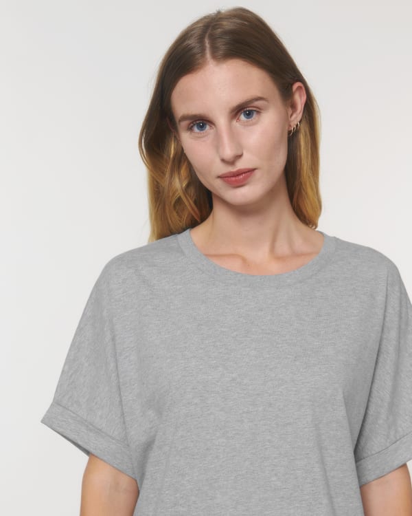STELLA COLLIDER - HEATHER GREY - TEE-SHIRTS SHORT SLEEVES - WOMEN