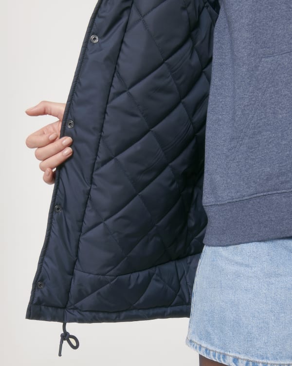 PADDED PARKER - FRENCH NAVY - JACKETS PARKA - UNISEKS