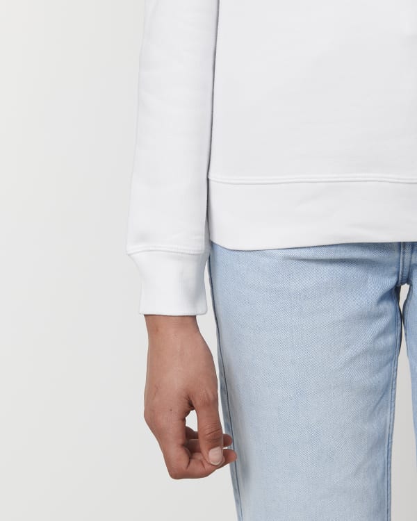 ROLLER - WHITE - SWEATSHIRTS CREWNECK - UNISEX