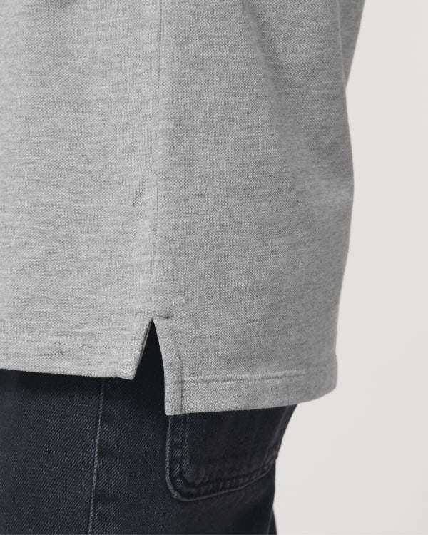 MINI SPRINTER - HEATHER GREY - POLOS SHORT SLEEVES - NIÑOS/NIÑAS