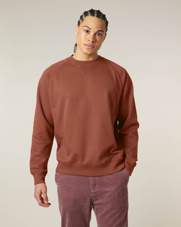 Knoxer | Blank unisex raglan crew neck sweatshirt