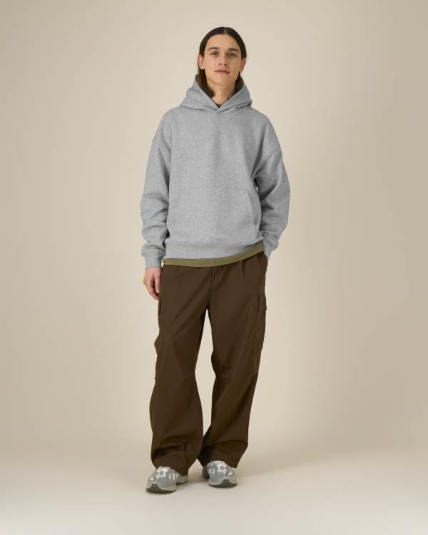 CHASER - HEATHER GREY - SWEATSHIRTS HOODIE - UNISEX