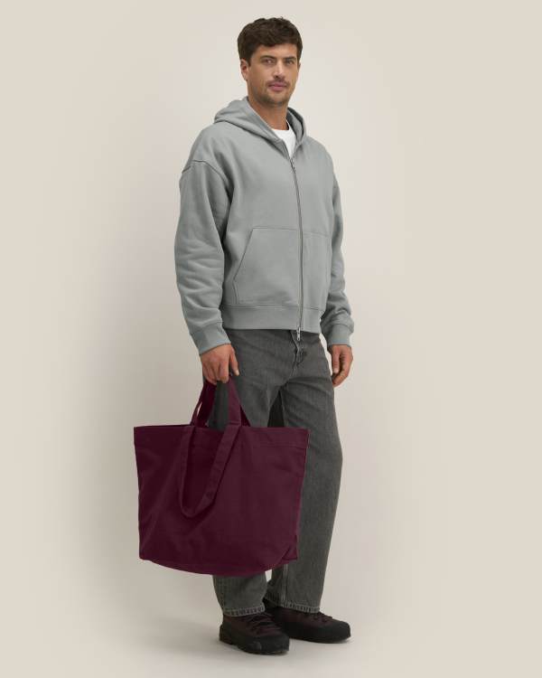 SHOPPING BAG 2.0 - DEEP PLUM - BAGS SHOPPING - UNISEKS
