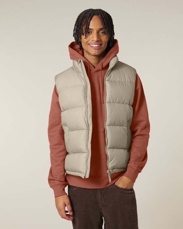 PUFFER GILET - DESERT DUST - JACKETS PUFFER - UNISEXO