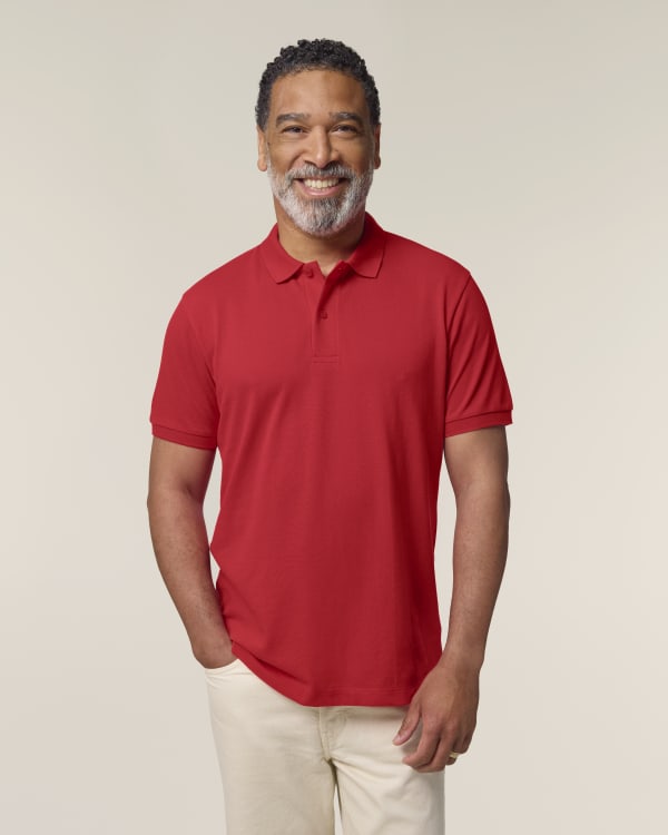 STANLEY COASTER - RED - POLOS SHORT SLEEVES - HOMMES