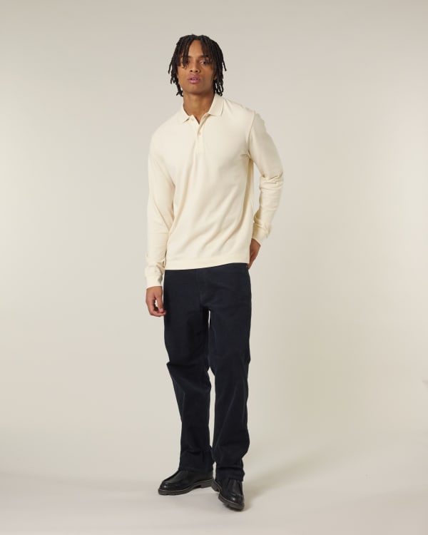 PREPSTER 2.0 LONG SLEEVE - NATURAL RAW - POLOS LONG SLEEVES - UNISEX