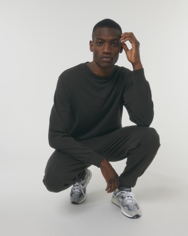 MATCHER VINTAGE - G. DYED BLACK ROCK - SWEATSHIRTS CREWNECK - UNISEX