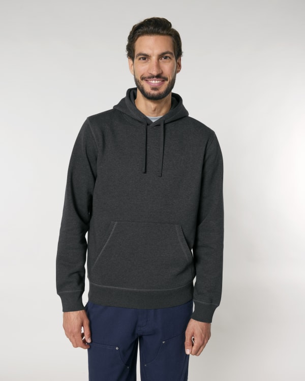 DRUMMER 2.0 - DARK HEATHER GREY - SWEATSHIRTS HOODIE - UNISEX