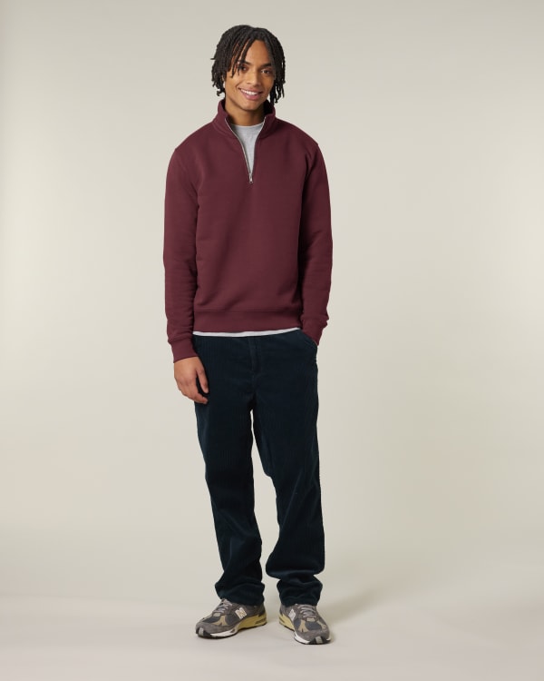 TRUCKER 2.0 - BURGUNDY - SWEATSHIRTS CREWNECK - UNISEXE