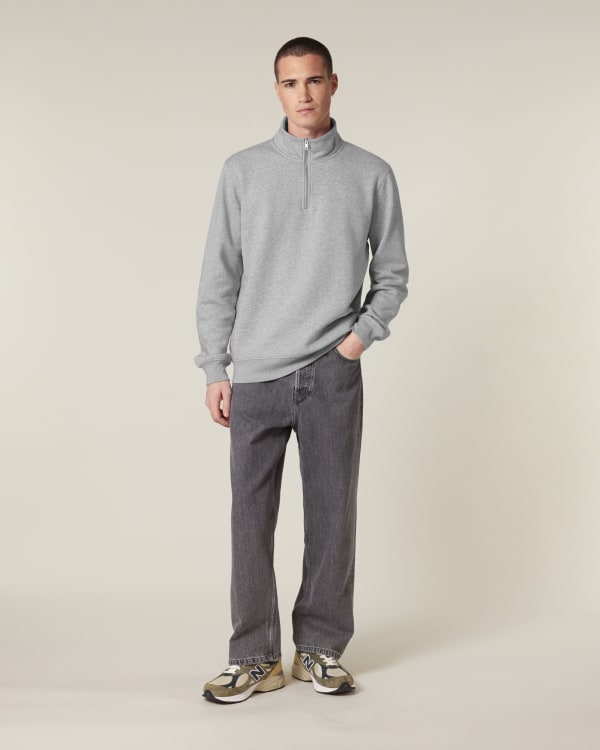 TRUCKER 2.0 - HEATHER GREY - SWEATSHIRTS CREWNECK - UNISEX