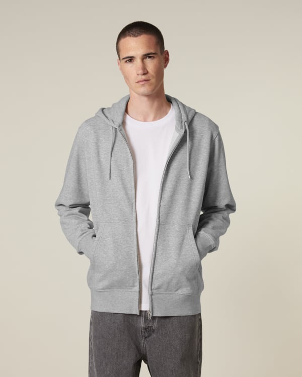 CONNECTOR 2.0 - HEATHER GREY - SWEATSHIRTS HOODIE - UNISEXE