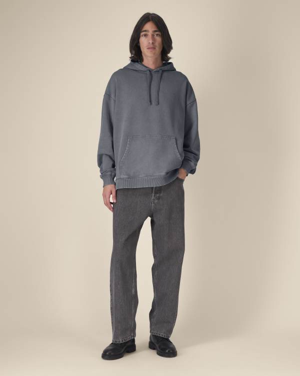 SLAMMER 2.0 VINTAGE - G. DYED ANTHRACITE - SWEATSHIRTS HOODIE - UNISEX