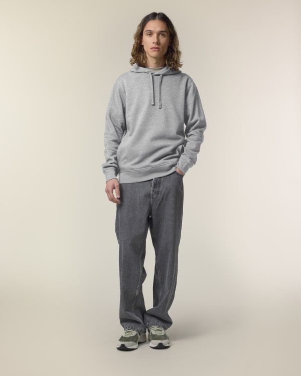 SOUNDER - HEATHER GREY - SWEATSHIRTS HOODIE - UNISEKS