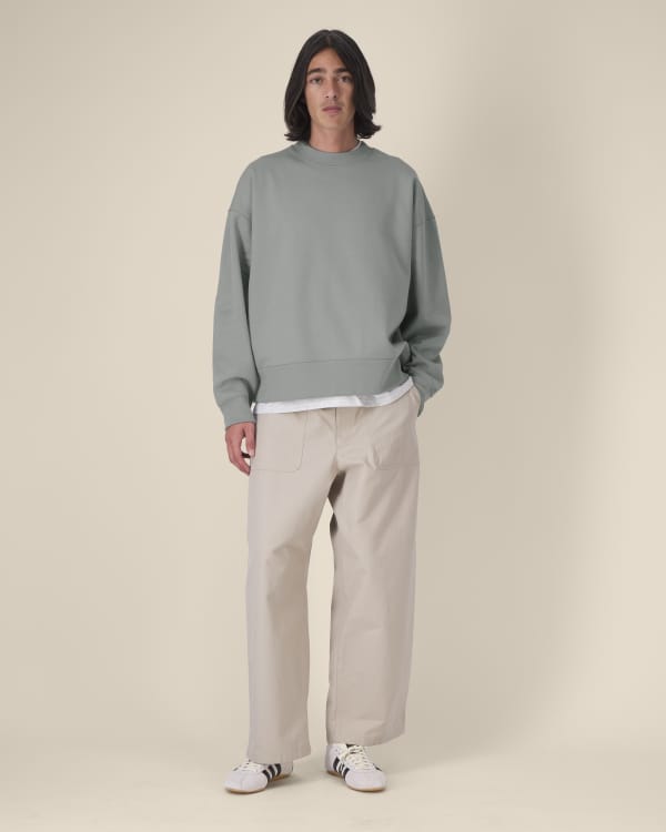 RYLER - MISTY GREY - SWEATSHIRTS CREWNECK - UNISEX