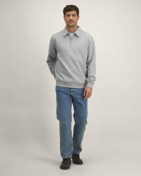 PROPER - HEATHER GREY - SWEATSHIRTS CREWNECK - UNISEXE