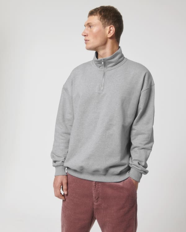 MILLER DRY - HEATHER GREY - SWEATSHIRTS JACKET - UNISEKS